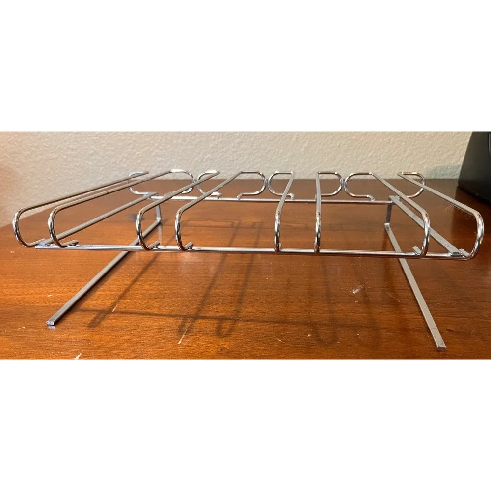 Under Cabinet Stemware Wine Glass Holder Rack Metal Wine Glass Organizer